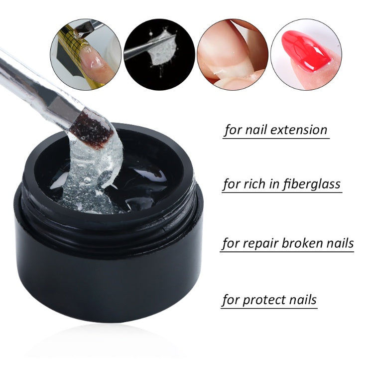 Creacked Repair Glue Nail Fiber Silk Extension Gel Fiberglass Poly UV Builder Gel Polish Manicure Art Prolonged Tool Creacked Repair Glue Nail Fiber Silk Extension Gel Fiberglass Poly UV Builder Gel Polish Manicure Art Prolonged Tool
